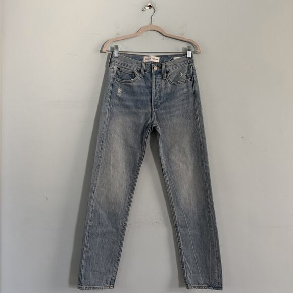 NWT Aritzia Denim Forum Ex-Boyfriend Vintage Desert Light Wash Jeans - Picture 3 of 7